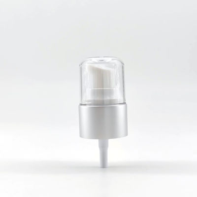 24mm 24/410 Sliver آلومینیوم گردن آرایش پایه پمپ کرم لوشن پمپ