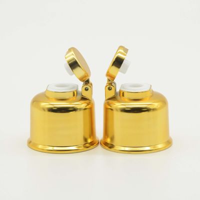 24/410 28/410 درپوش و درپوش طلایی UV شکل زنگ برای بطری های شامپو
