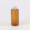 بطری های شامپو پلاستیکی 120 میلی لیتری 150 میلی لیتری 200 میلی لیتری آمبر با بسته بندی مراقبت از پوست بامبو