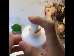 500 میلی لیتر پمپ آلومینیوم بطری شامپو پلاستیکی بطری شستشوی بدن سفید