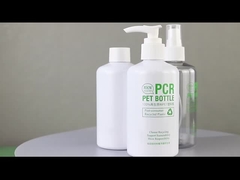 100٪ PCR مواد بازیافت شده PET HDPE مواد شامپو آبشویه حمام ژل بطری آبگرمکن